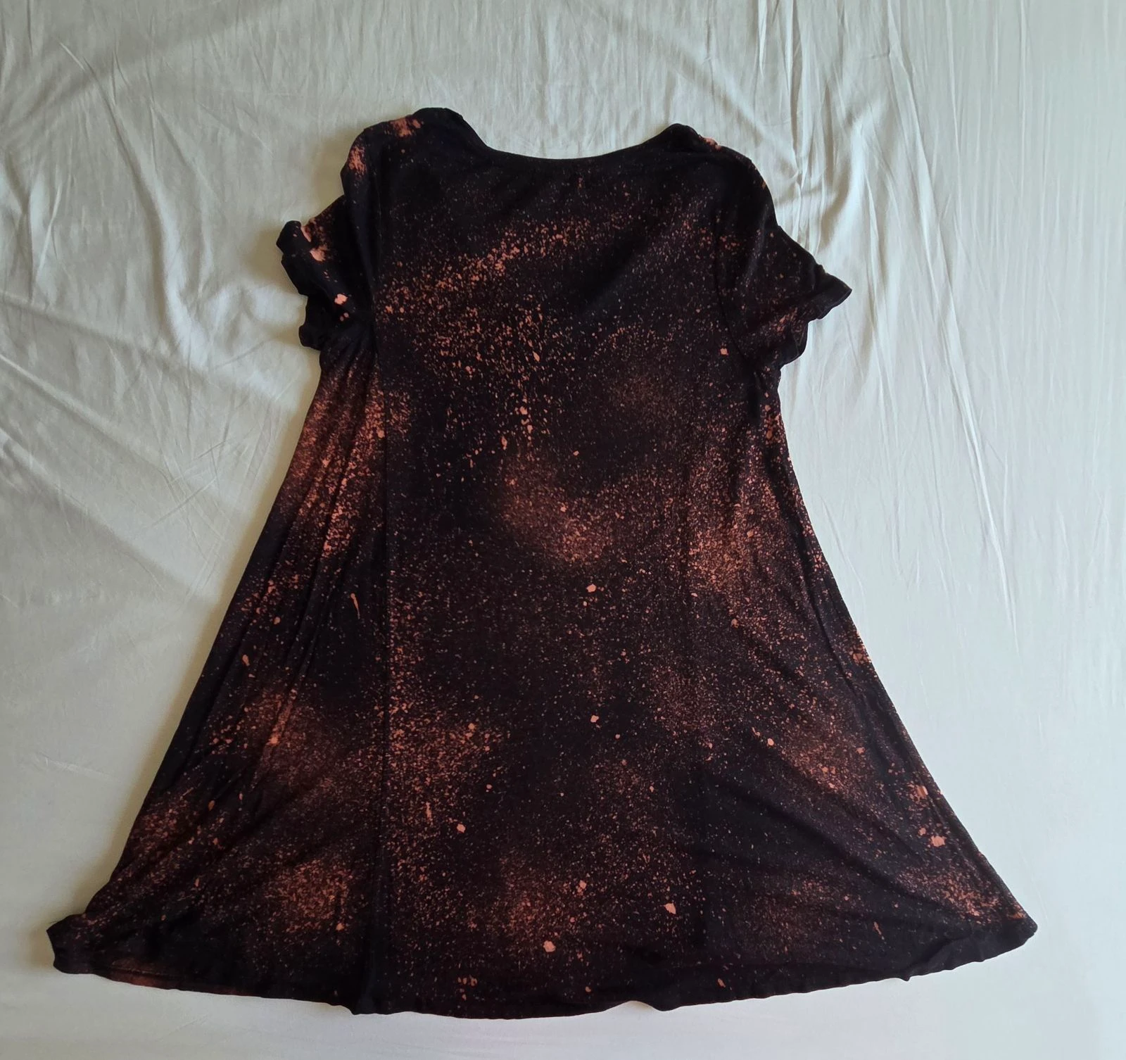 Vestido negro medio lavado efecto blanqueado M 38 Zara Trafaluc – photo 3